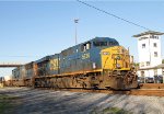 CSX 5226 leads train Q741 at the tower